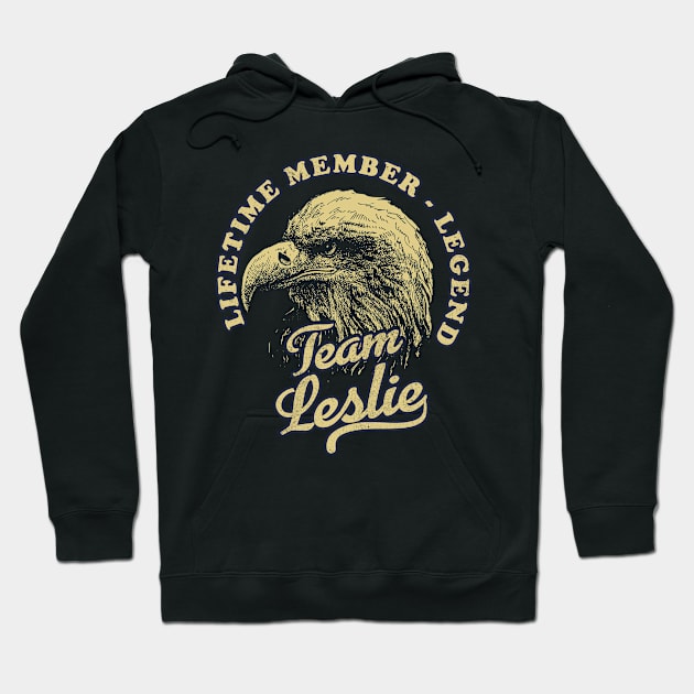 Leslie Name - Lifetime Member Legend - Eagle Hoodie by Stacy Peters Art